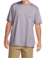 The Billabong Mens Spun Out Premium T-Shirt in Light Purple
