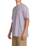 The Billabong Mens Spun Out Premium T-Shirt in Light Purple