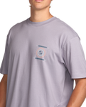 The Billabong Mens Spun Out Premium T-Shirt in Light Purple
