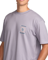 The Billabong Mens Spun Out Premium T-Shirt in Light Purple
