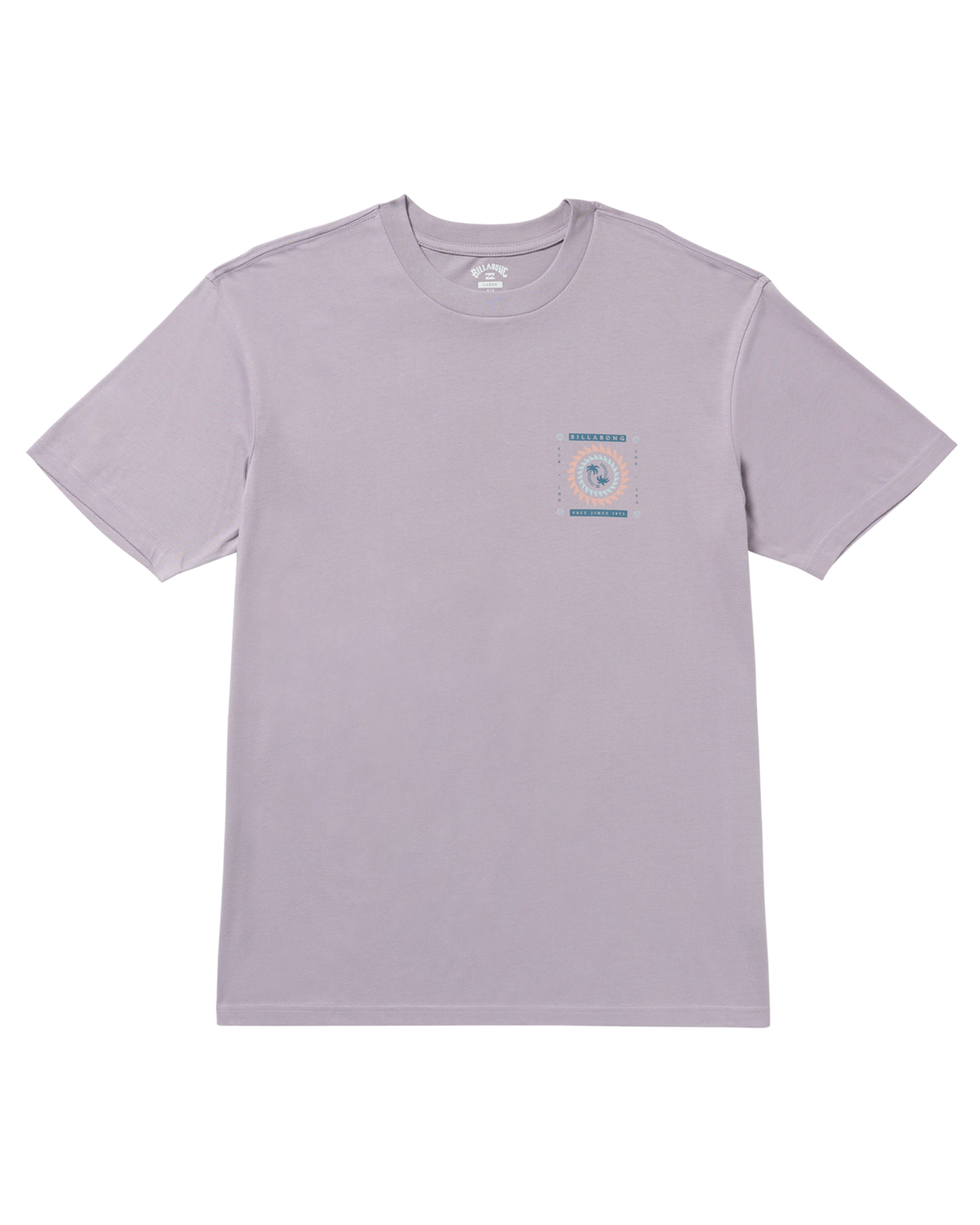 The Billabong Mens Spun Out Premium T-Shirt in Light Purple
