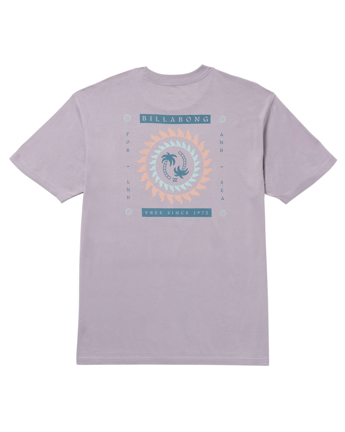 The Billabong Mens Spun Out Premium T-Shirt in Light Purple