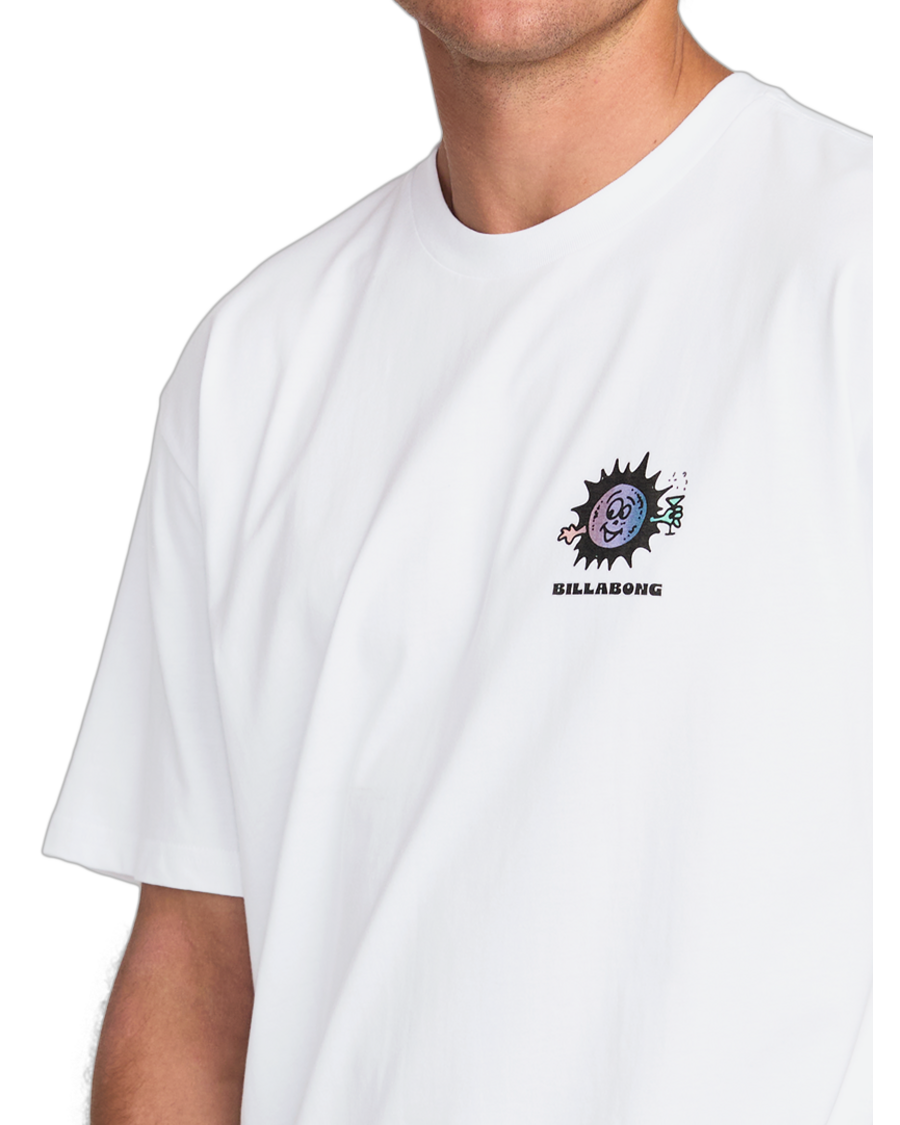 The Billabong Mens Sun Fun T-Shirt in White