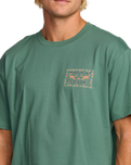 The Billabong Mens Sharp T-Shirt in Sage Green