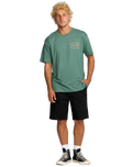 The Billabong Mens Sharp T-Shirt in Sage Green