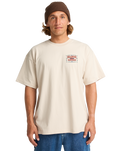 The Billabong Mens Double Spread OG T-Shirt in Chino