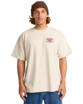 The Billabong Mens Double Spread OG T-Shirt in Chino