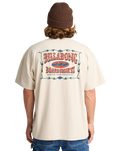 The Billabong Mens Double Spread OG T-Shirt in Chino