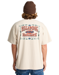 The Billabong Mens Double Spread OG T-Shirt in Chino