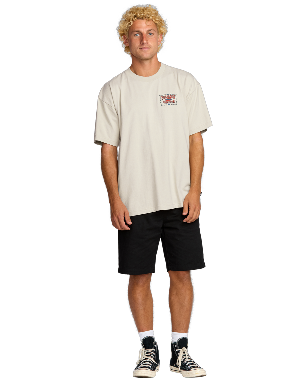 The Billabong Mens Double Spread OG T-Shirt in Chino