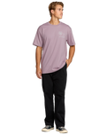 The Billabong Mens Scenes T-Shirt in Purple Ash