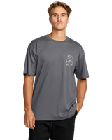 The Billabong Up The Beach T-Shirt in Char | Available at Anns Cottage