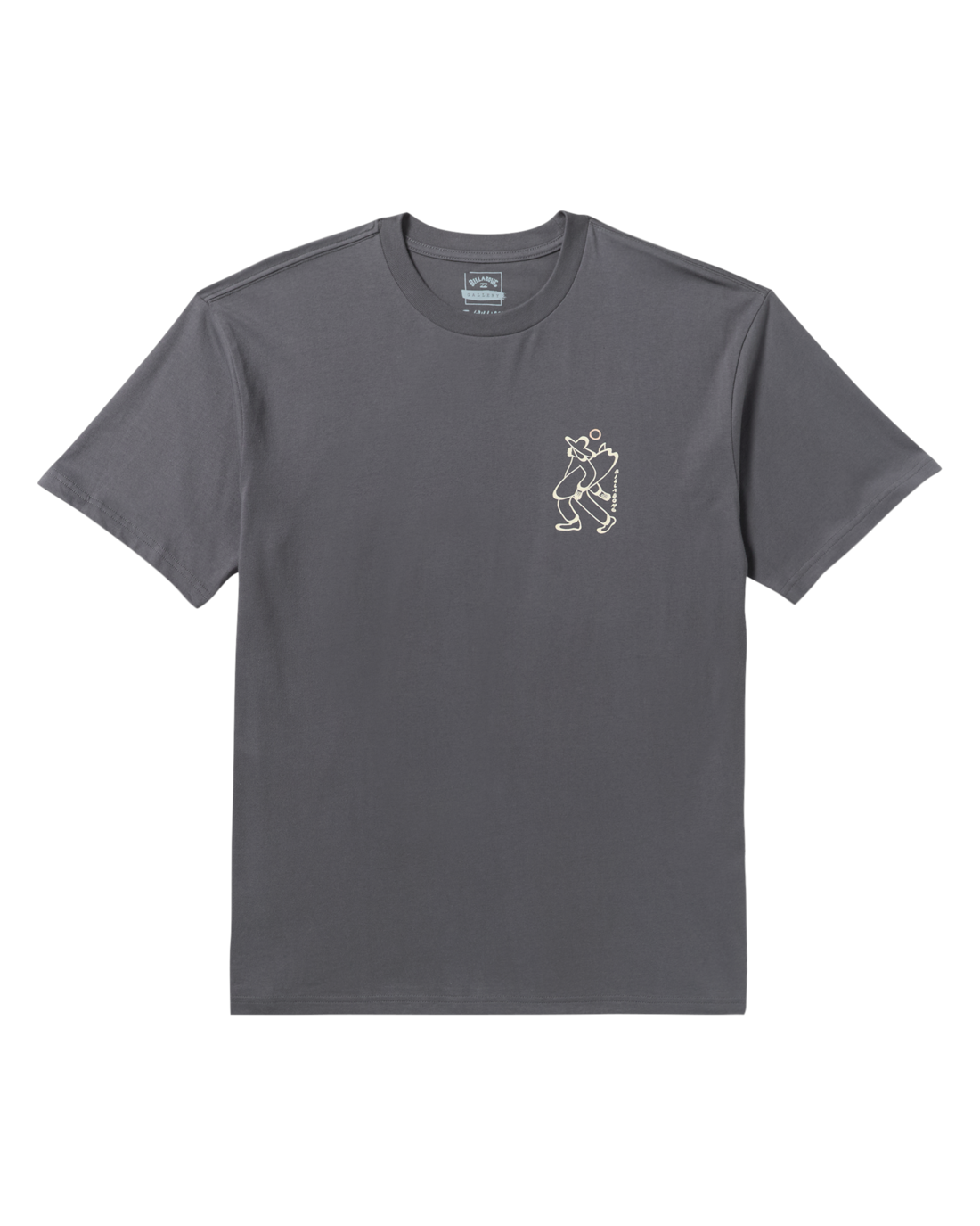The Billabong Up The Beach T-Shirt in Char | Available at Anns Cottage