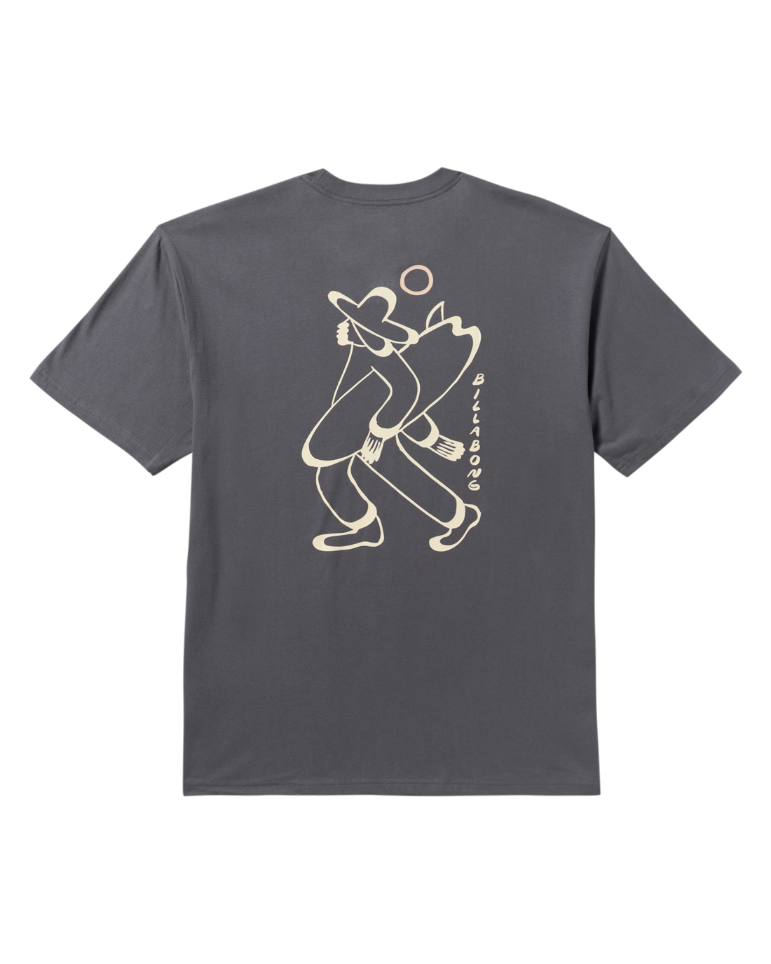 The Billabong Up The Beach T-Shirt in Char | Available at Anns Cottage