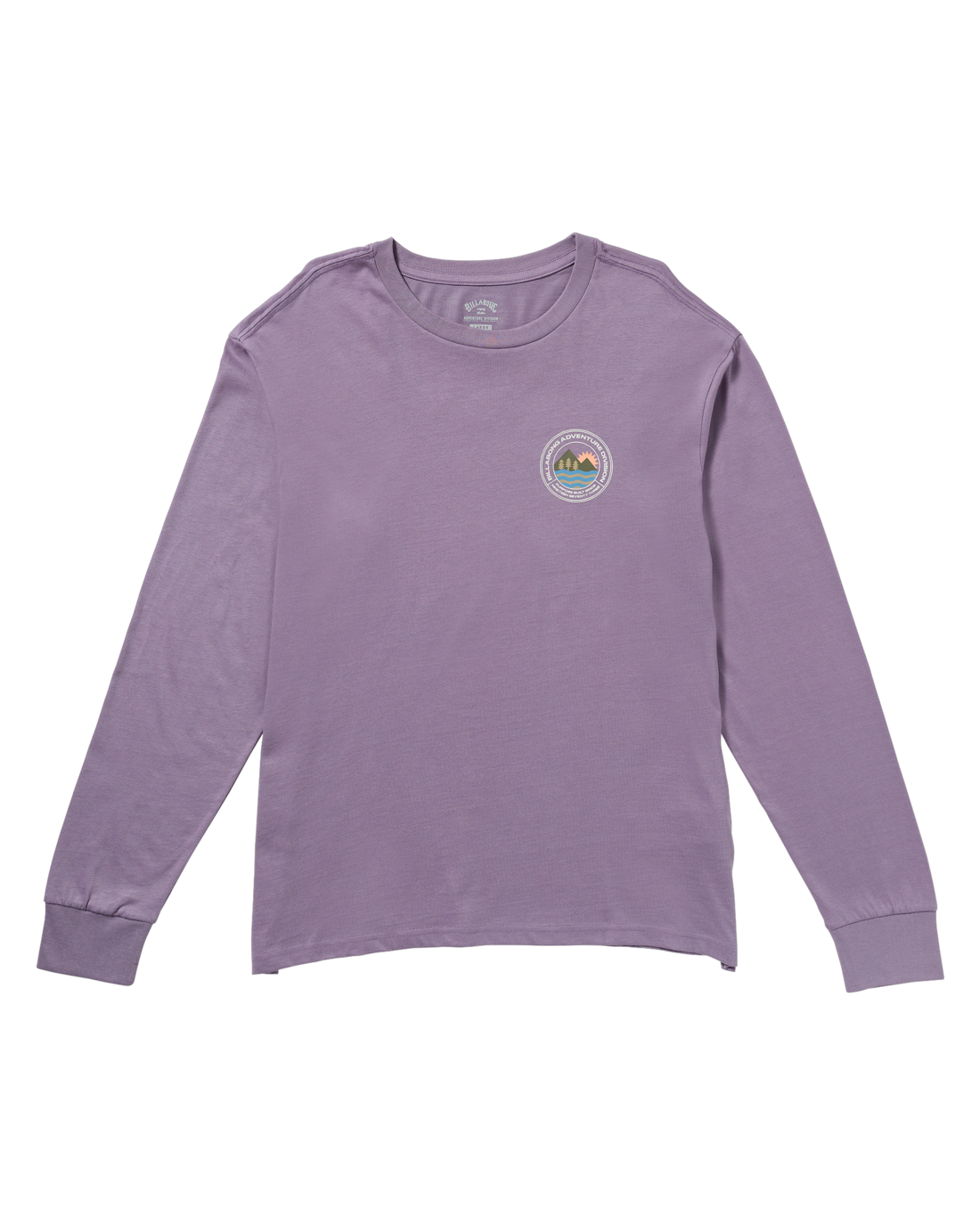 The Billabong Mens Adventure Division Rockies Long Sleeve T-Shirt in Lavender