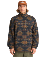 Adventure Division Boundary Mock 1/2 Zip Fleece Jacket in Black 1