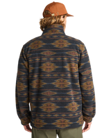 Adventure Division Boundary Mock 1/2 Zip Fleece Jacket in Black 1