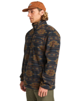 Adventure Division Boundary Mock 1/2 Zip Fleece Jacket in Black 1