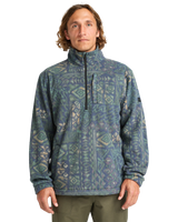 Adventure Division Boundary Mock 1/2 Zip Fleece Jacket in Navy