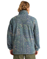 Adventure Division Boundary Mock 1/2 Zip Fleece Jacket in Navy