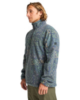 Adventure Division Boundary Mock 1/2 Zip Fleece Jacket in Navy