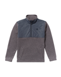 The Billabong Mens Adventure Division Boundary Blocked Mock Fleece Jacket in Dusty Purple