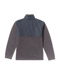 The Billabong Mens Adventure Division Boundary Blocked Mock Fleece Jacket in Dusty Purple