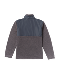 The Billabong Mens Adventure Division Boundary Blocked Mock Fleece Jacket in Dusty Purple