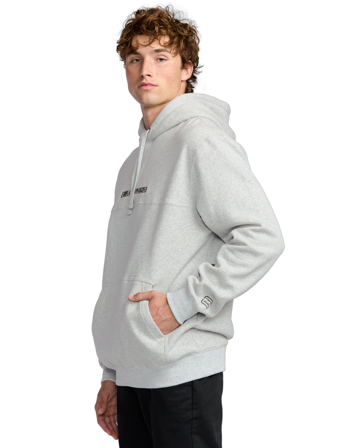 The Billabong Mens Legacy Hoodie in Grey Marle