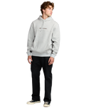The Billabong Mens Legacy Hoodie in Grey Marle