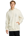 The Billabong Mens Up The Beach Hoodie in Off White