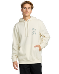 The Billabong Mens Up The Beach Hoodie in Off White
