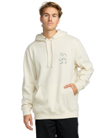 The Billabong Mens Up The Beach Hoodie in Off White