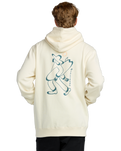 The Billabong Mens Up The Beach Hoodie in Off White