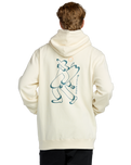 The Billabong Mens Up The Beach Hoodie in Off White