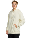 The Billabong Mens Up The Beach Hoodie in Off White