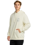 The Billabong Mens Up The Beach Hoodie in Off White