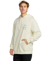 The Billabong Mens Up The Beach Hoodie in Off White
