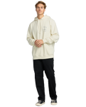 The Billabong Mens Up The Beach Hoodie in Off White