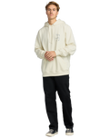 The Billabong Mens Up The Beach Hoodie in Off White