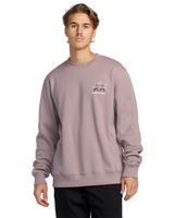 The Billabong Mens Split The Peak Sweatshirt in Purple Ash