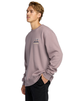 The Billabong Mens Split The Peak Sweatshirt in Purple Ash