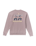 The Billabong Mens Split The Peak Sweatshirt in Purple Ash