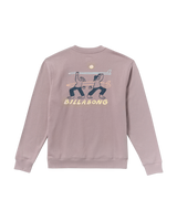 The Billabong Mens Split The Peak Sweatshirt in Purple Ash