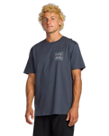 The Billabong Mens Adventure Division Trail T-Shirt in Midnight Blue