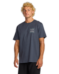 The Billabong Mens Adventure Division Trail T-Shirt in Midnight Blue