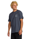 The Billabong Mens Adventure Division Trail T-Shirt in Midnight Blue
