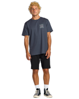 The Billabong Mens Adventure Division Trail T-Shirt in Midnight Blue