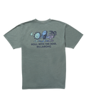 The Billabong Mens Roll Premium T-Shirt in Dark Slate