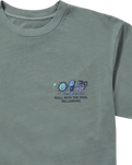 The Billabong Mens Roll Premium T-Shirt in Dark Slate